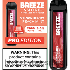 Breeze Pro 2000 пуффс HZ0HTV12 јагода бресква мента - Breeze Vape Near Me