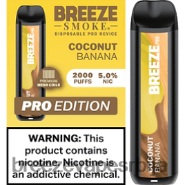 Breeze Pro 2000 пуффс HZ0HTV26 кокос банана - Breeze Vape Ingredients