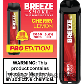 Breeze Pro 2000 пуффс HZ0HTV27 трешња лимун - Breeze Vape Products