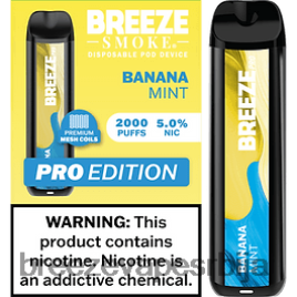 Breeze Pro 2000 пуффс HZ0HTV36 банана минт - Breeze Vape Ingredients